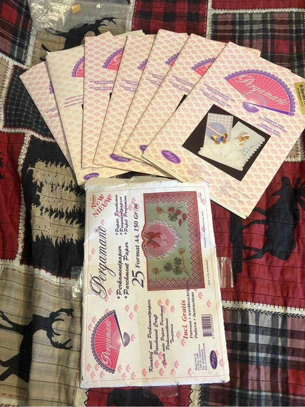 Pergamano parchment craft pattern booklets bundle
